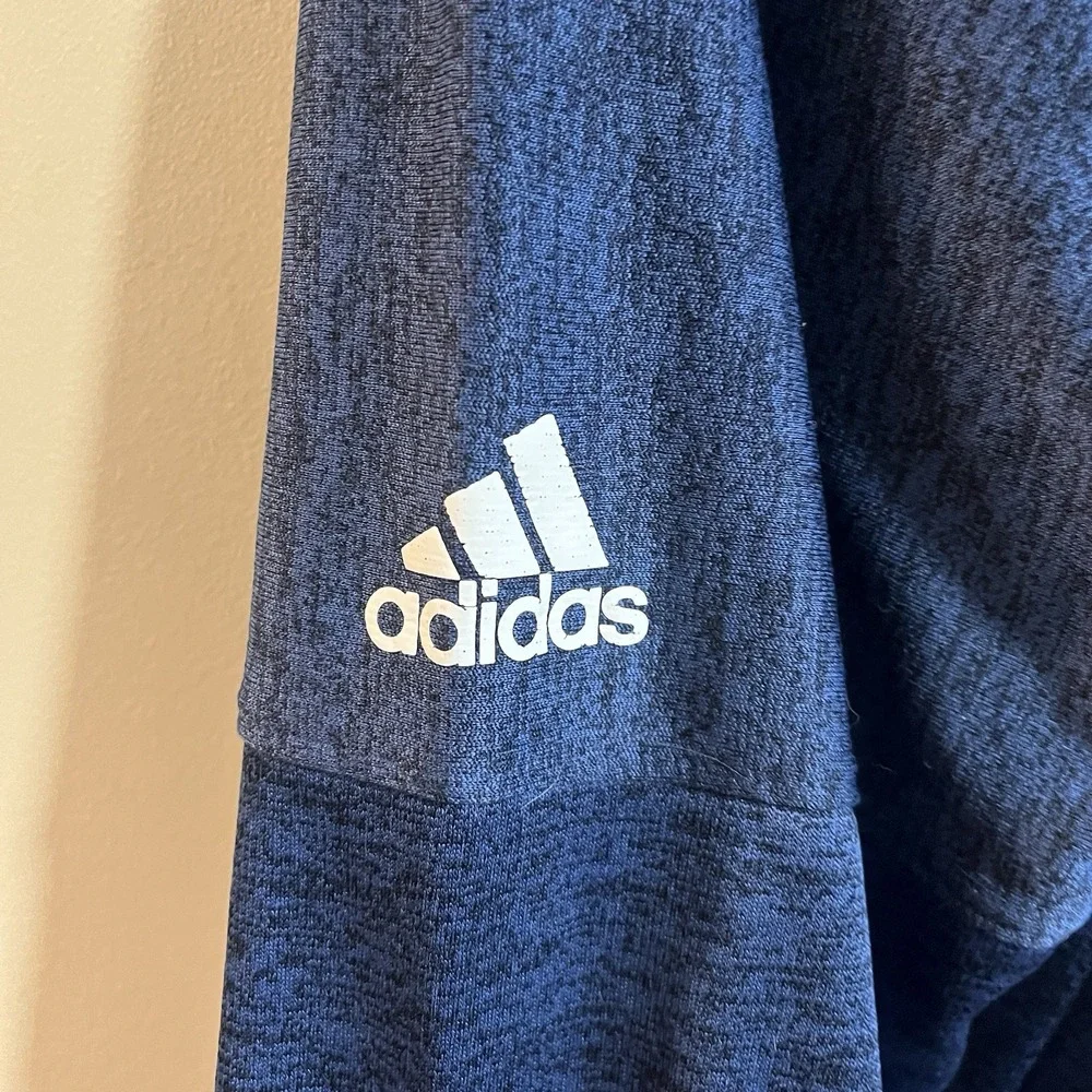 Men's Buffalo Sabres Adidas Pullover Hoodie Blue Med